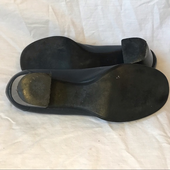 Vintage Y2K Navy Blue New York & Company Chunky Stitched Pumps - Picture 6 of 7